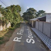 Rua onde o crime aconteceu, em Cataguases -  (crédito: Reprodução / Google Street View)