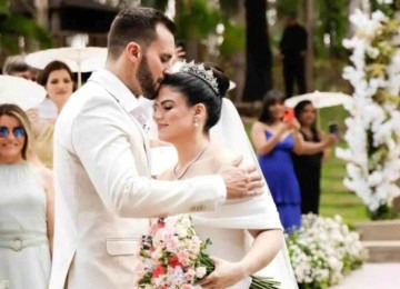 Bruna e Gabriel conseguiram se casar após o furto -  (crédito: Reprodução / Instagram)