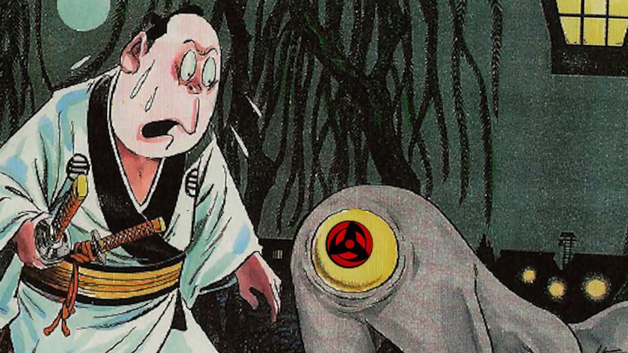 SHIRIME (Japão) -  Yokai (humanoide) estranho com um olho no lugar do ânus. Dizem que ele gosta apenas de assustar, mas não fere ninguém. 