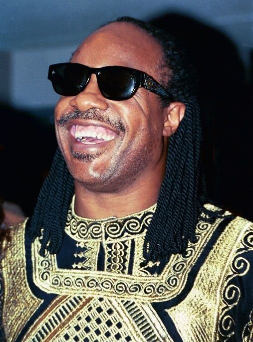 Outros astros da música como Stevie Wonder (foto), Billy Joel, Diana Ross, Dionne Warwick e Willie Nelson também não foram identificados. Veja curiosidades sobre a música!-wikimedia commons Kingkongphoto