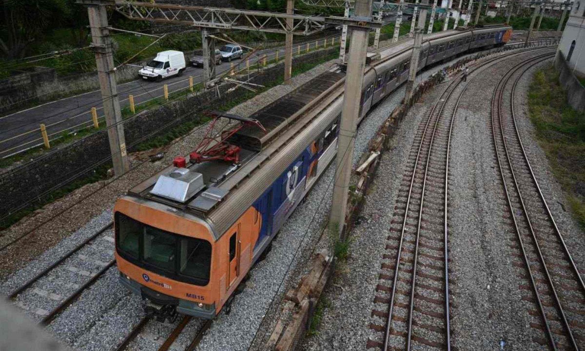 Opera&ccedil;&atilde;o do Metr&ocirc; BH ser&aacute; alterada entre 25 de janeiro e 2 de fevereiro de 2025 -  (crédito: Leandro Couri/EM/D.A.Press. Brasil)