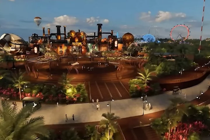 Aventura e chocolate: Parque temático da Cacau Show terá até pirâmide - divulgação/cacau show