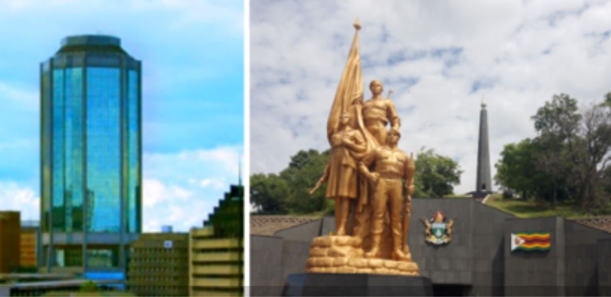 Zimbábue (África) - 23 pontos - Capital: Harare.  População: 16,1 milhões 