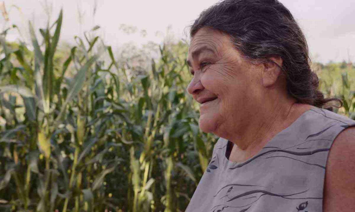 A agricultora dona Rosa no filme 