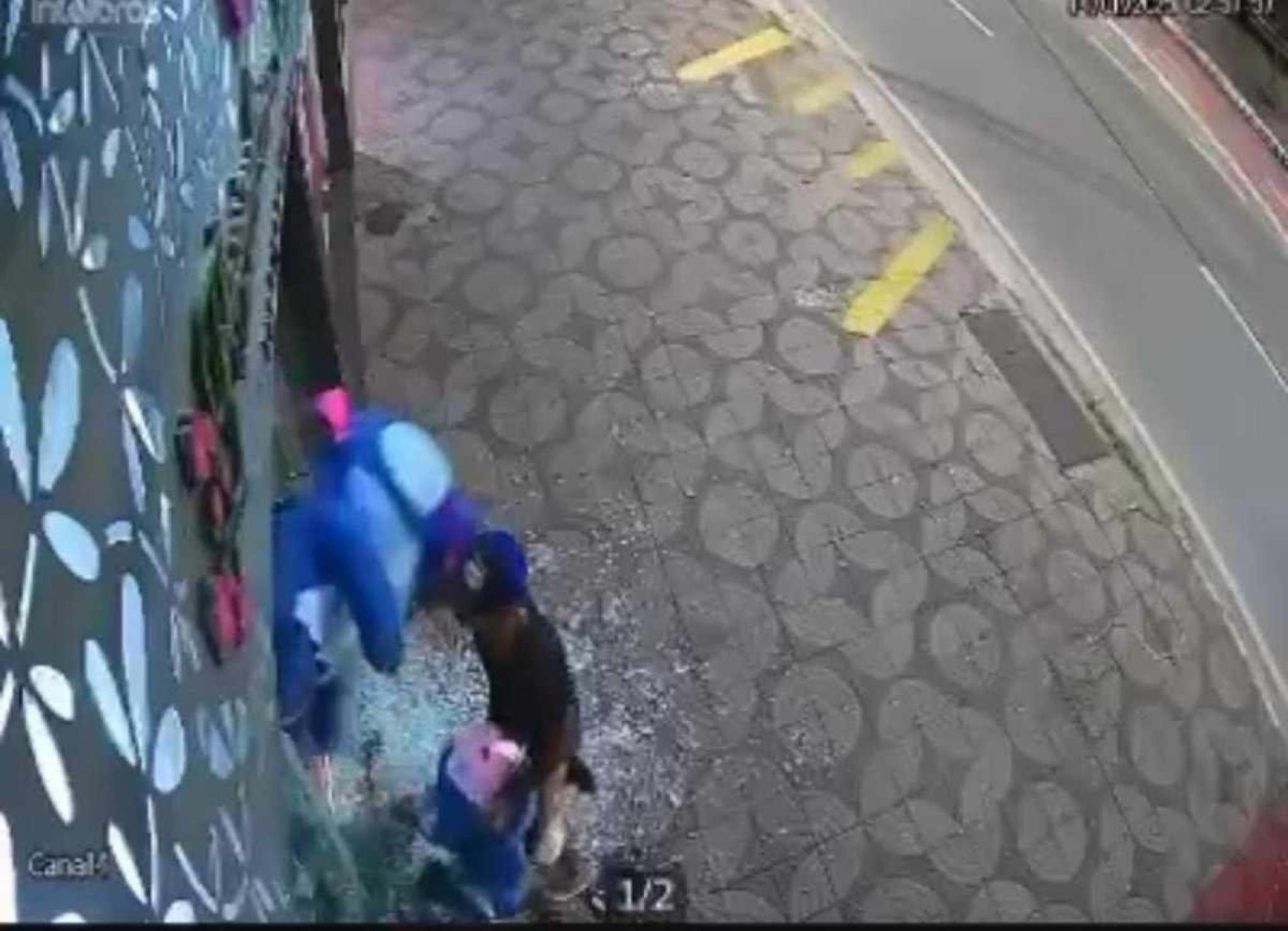 Vídeo: ladrão quebra vitrine e rouba bichos de pelúcia de mais de R$ 2 mil