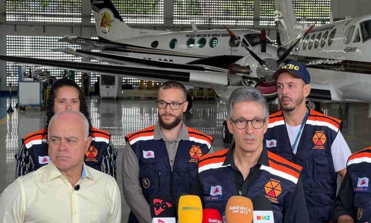Governo de Minas apresentou ações emergenciais para o período chuvoso -  (crédito: Edésio Ferreira/EM/D.A Press)