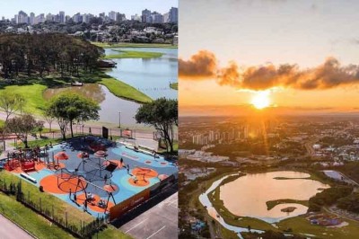 Curitiba, capital paranaense, é conhecida por uma série de características que tornam a cidade única e um lugar especial para viver e visitar. A região é conhecida mundialmente pelo seu compromisso com a sustentabilidade e inovação. -  (crédito: Instagram @parquebarigui)