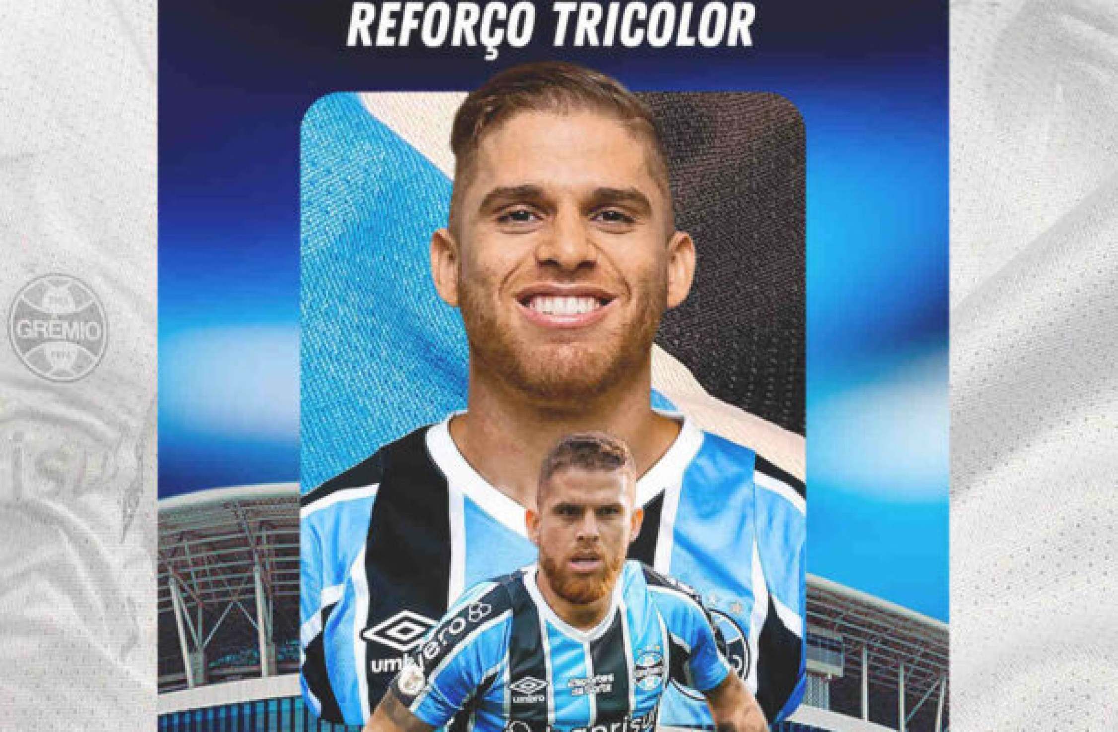 Grêmio anuncia contratação do volante Cuellar