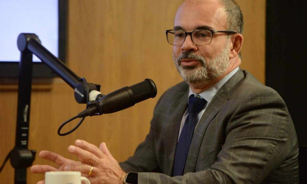 Secretario de Zema comentou veto ao refinanciamento de dívidas com bancos privados -  (crédito: Túlio Santos/EM/D.A Press)