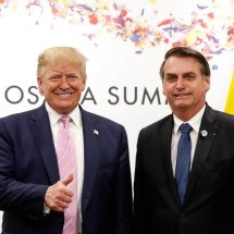 Ex-presidente Jair Bolsonaro é um fã declarado de Donald Trump e afirmou ter ficado tão excitado com o convite que não irá precisar "tomar mais viagra" -  (crédito: Alan Santos/PR)