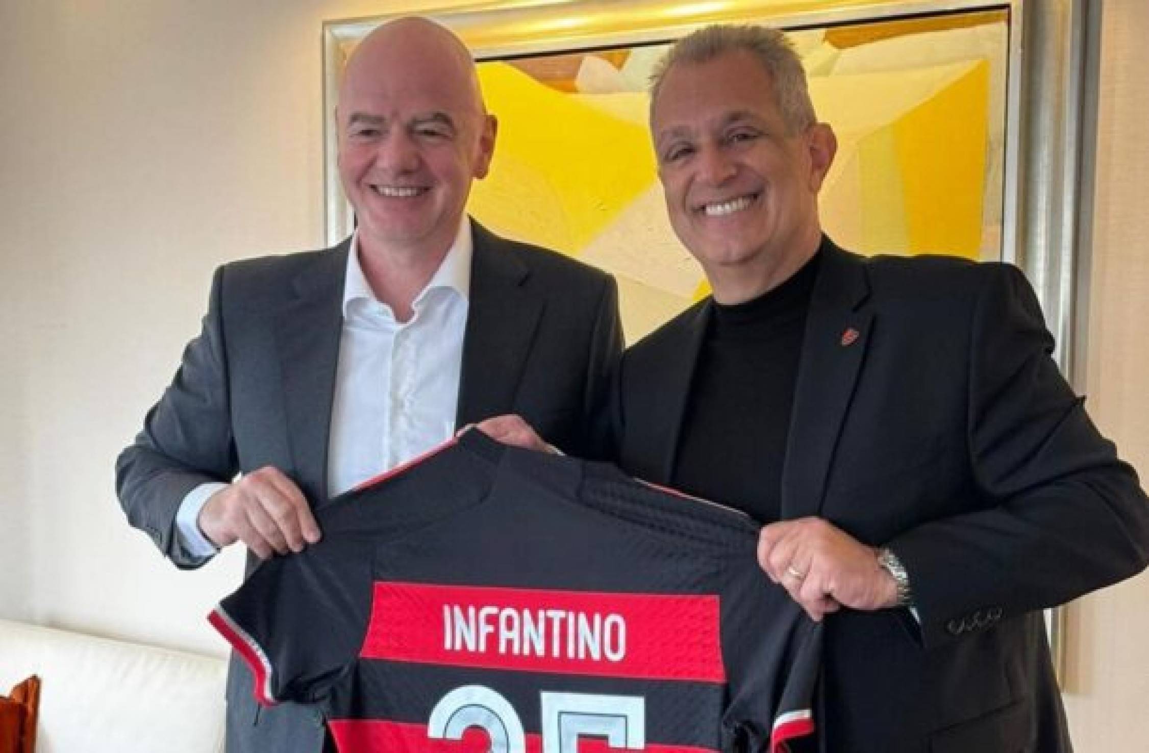 Presidente do Flamengo marca presença em reunião sobre o Mundial 2025