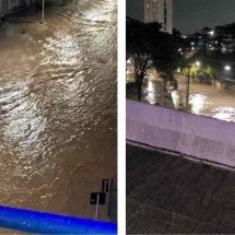 Temporal em BH mais que dobrou nível de chuva nessa quinta-feira - Reprodu&ccedil;&atilde;o / redes sociais