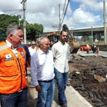Chuva em BH: "Estrago poderia ser pior sem o reservatório", diz prefeito - Jair Amaral/EM/D.A. Press