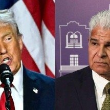 Presidente panamenho sobre falas de Trump: 'o Canal seguirá em nossa mãos' - Jim WATSON and Armando ACEVEDO / AFP)