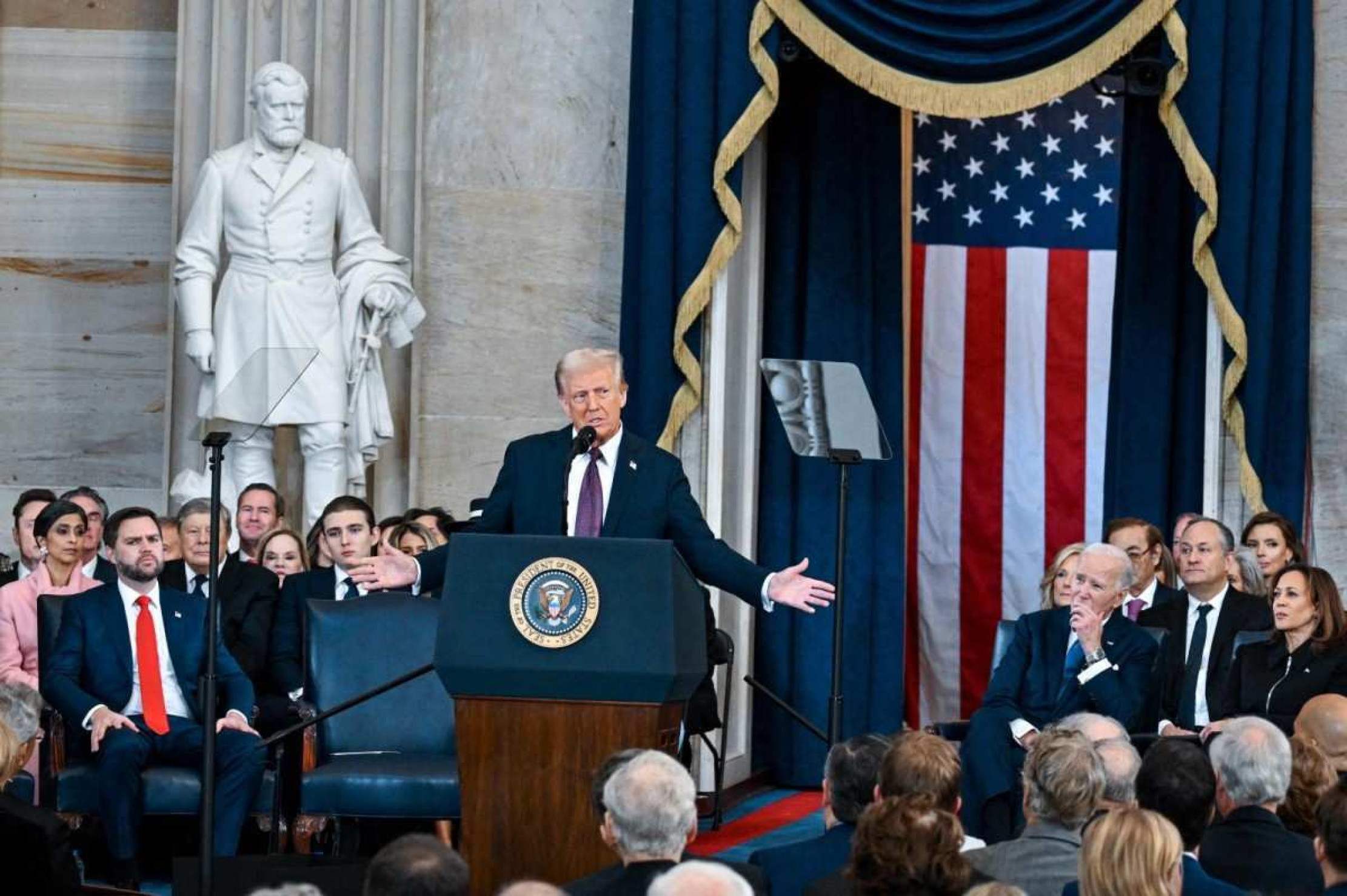 Leia a íntegra do discurso de posse de Donald Trump