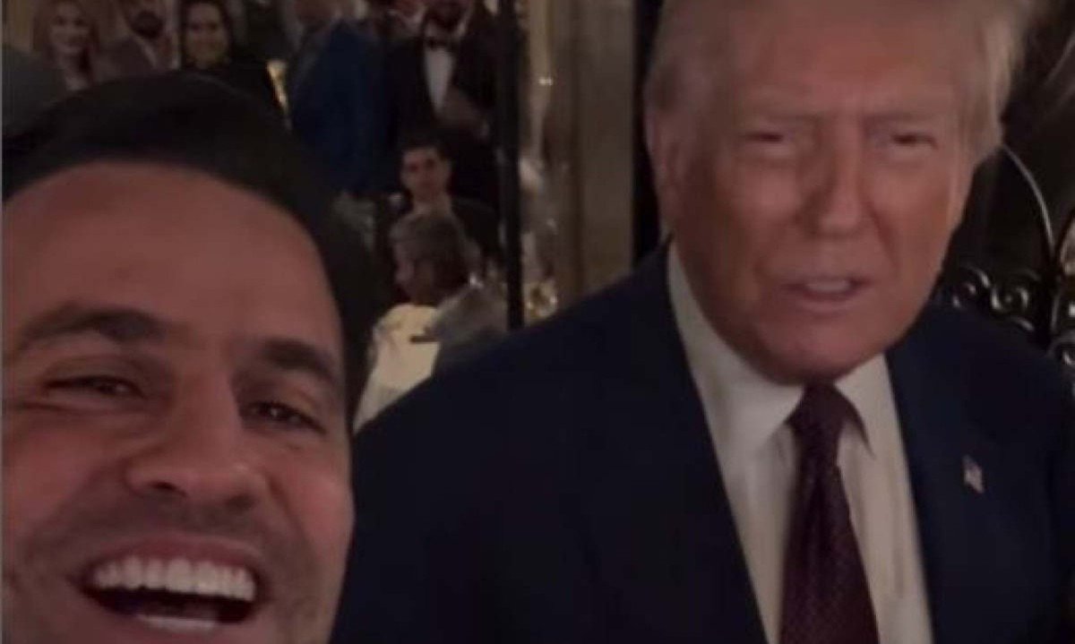 Trump respondeu à Marçal que ama o Brasil -  (crédito: Reprodução/Redes Sociais)