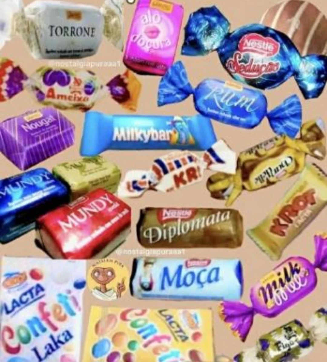 Chocolates que saíram de linha: não existem mais - Reprodução redes sociais 