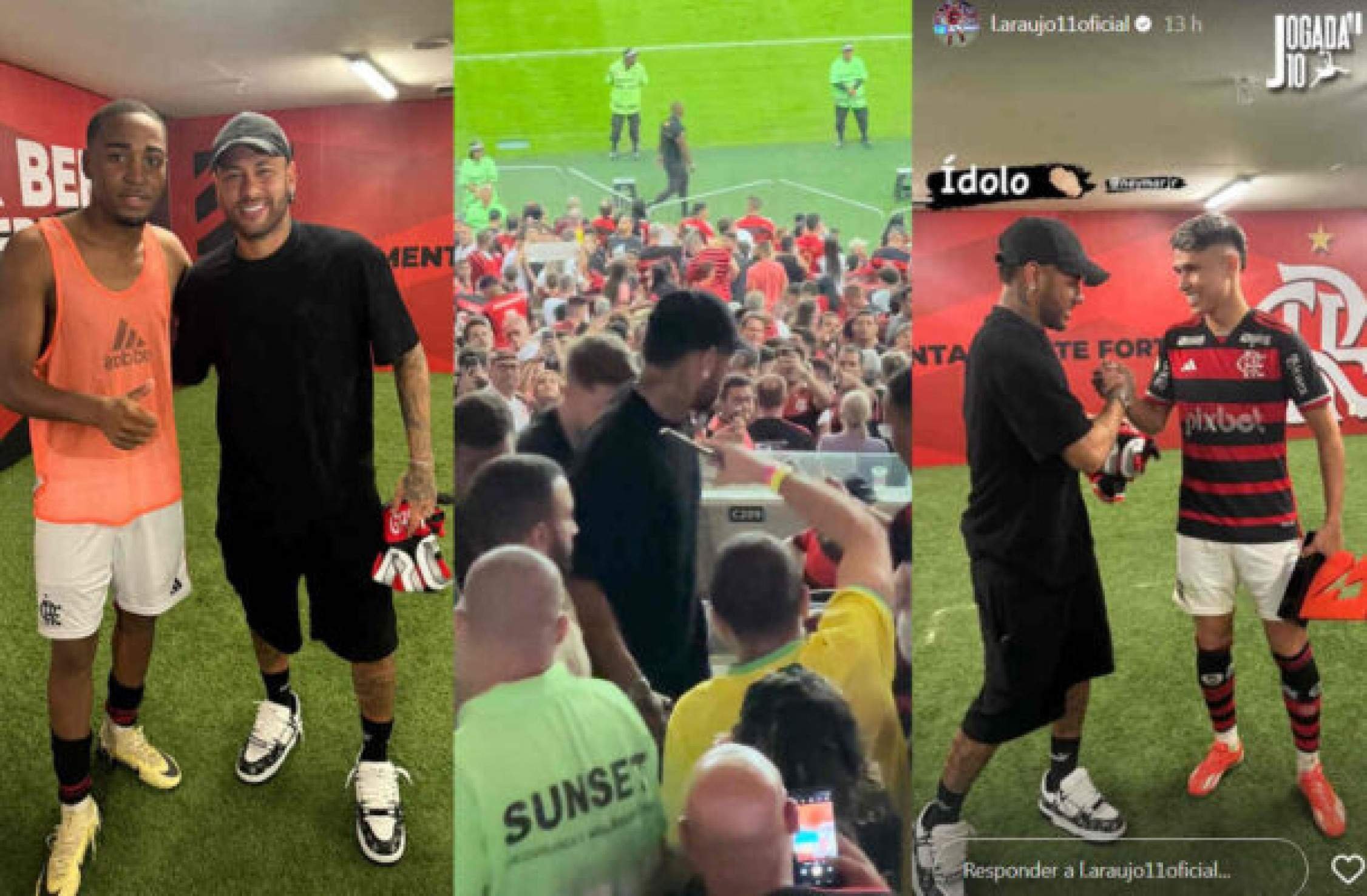 ??dolo do Flamengo diz que Neymar ‘cairia bem’ no clube