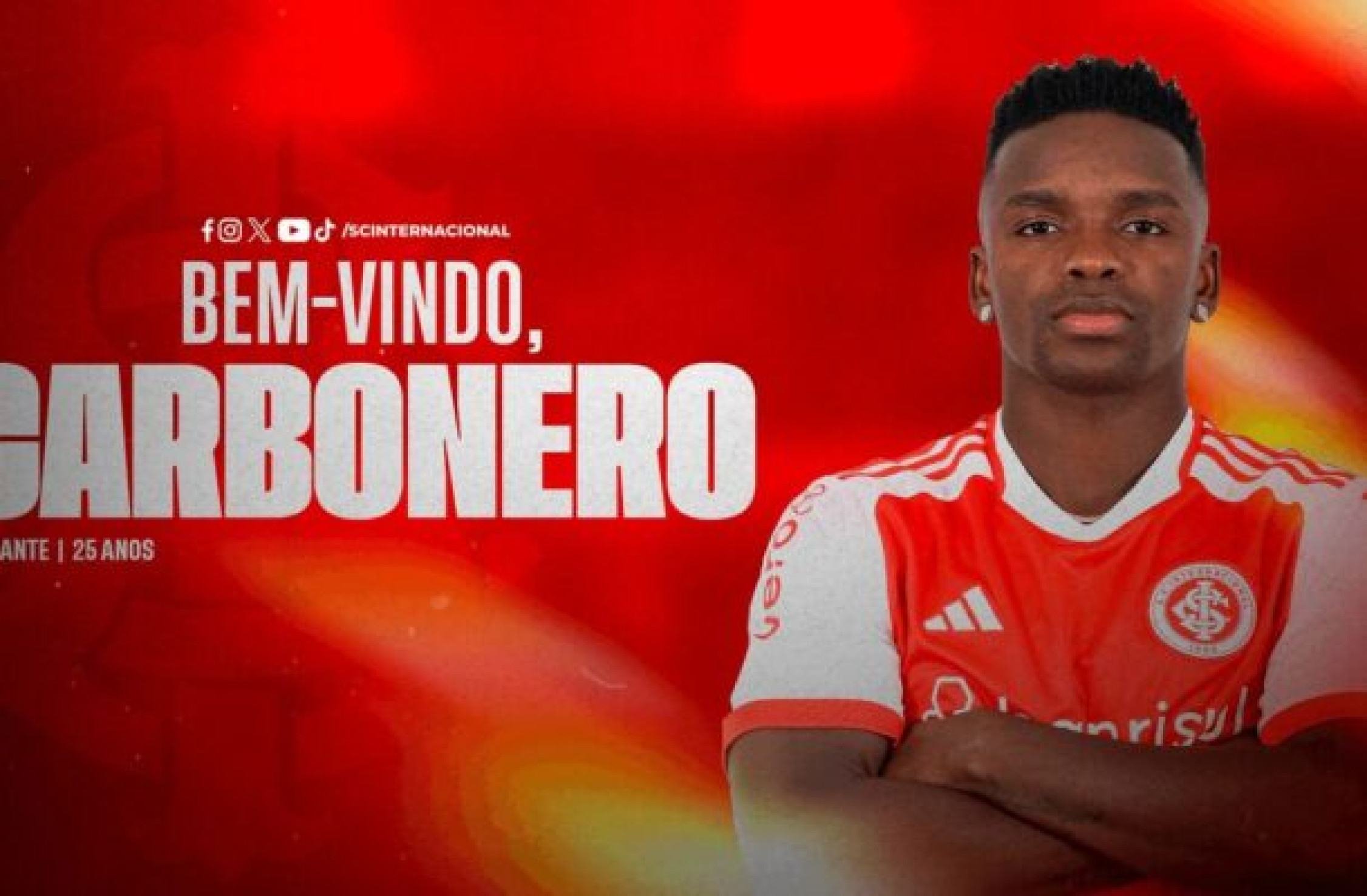 Carbonero enaltece chance no Internacional: ???Acredito que seja um lindo desafio???