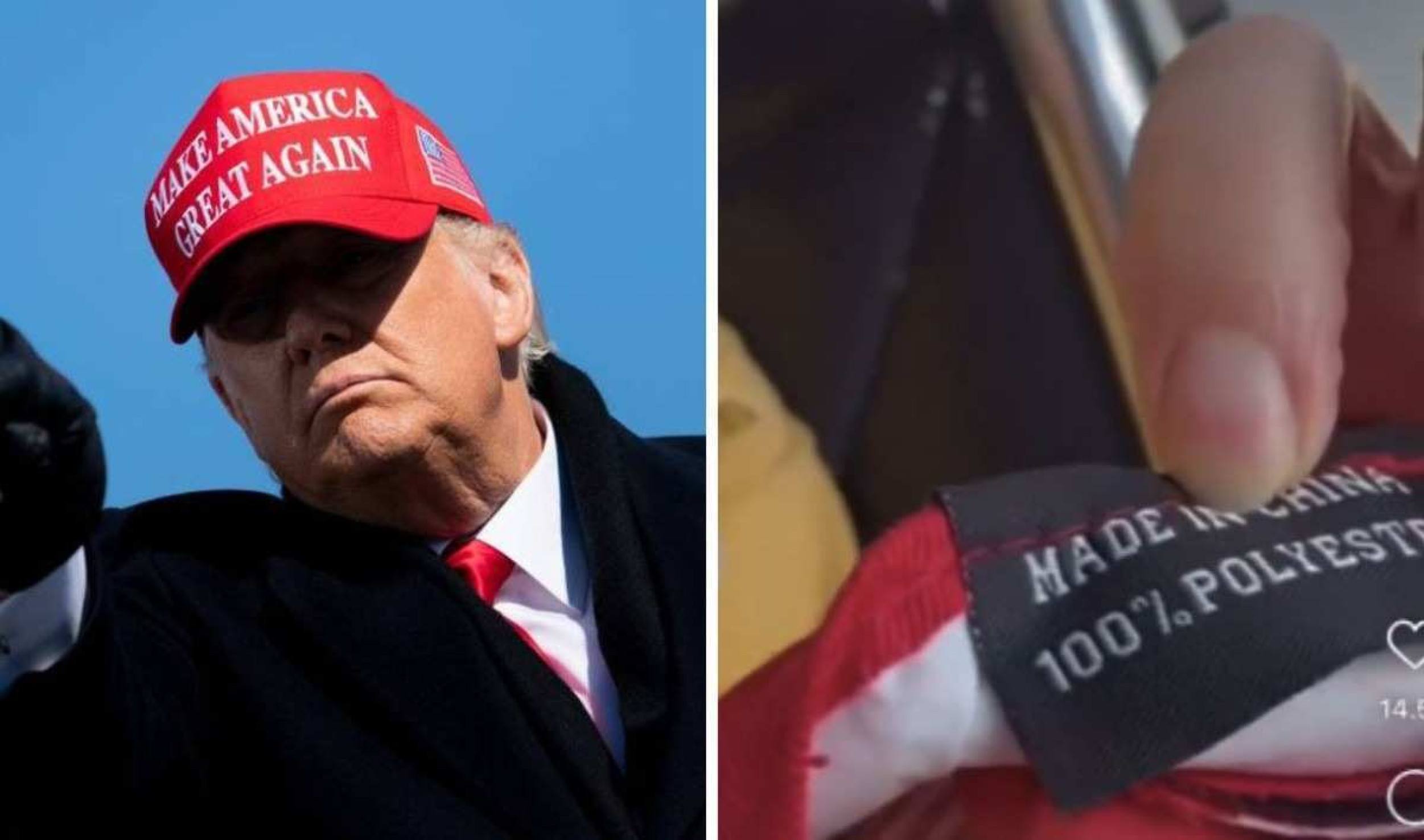 ‘Make America great again’: boné símbolo de Trump é produzido na China