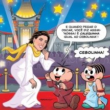 Turma da Mônica homenageia Fernanda Torres com bom humor - Divulgação