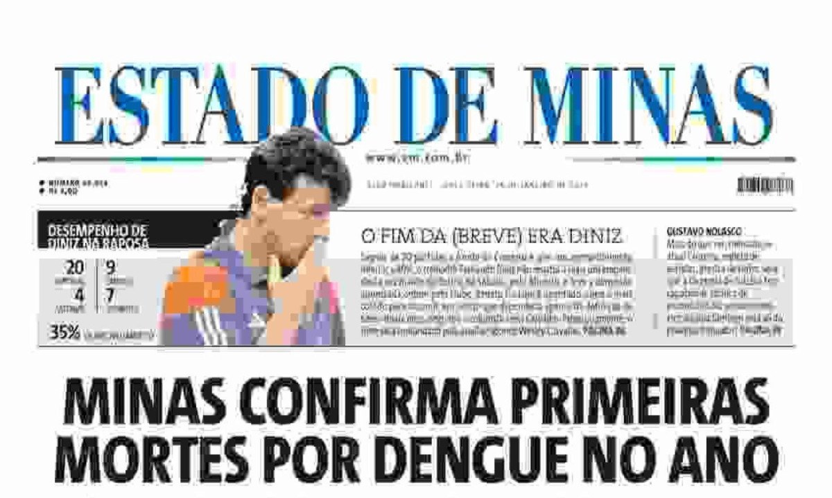 Estado de Minas -  (crédito: Capa do Estado de Minas)