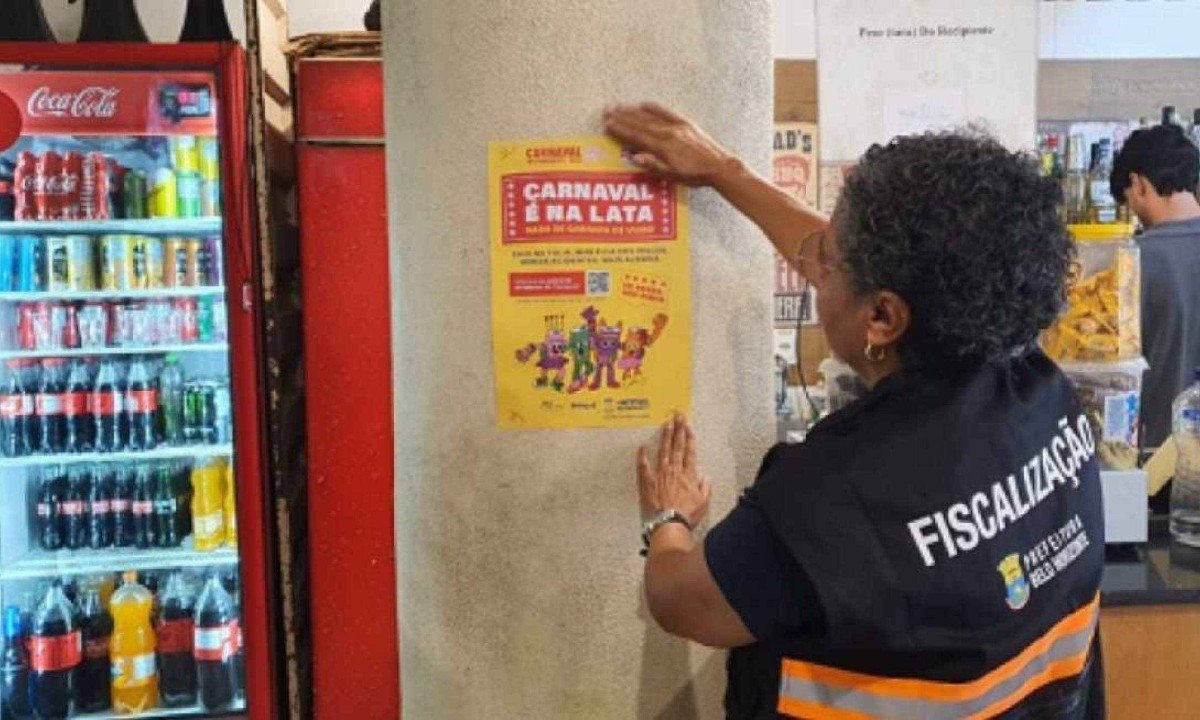 Prefeitura de BH inicia ações da campanha Carnaval é na Lata -  (crédito: Vilma Tomaz)