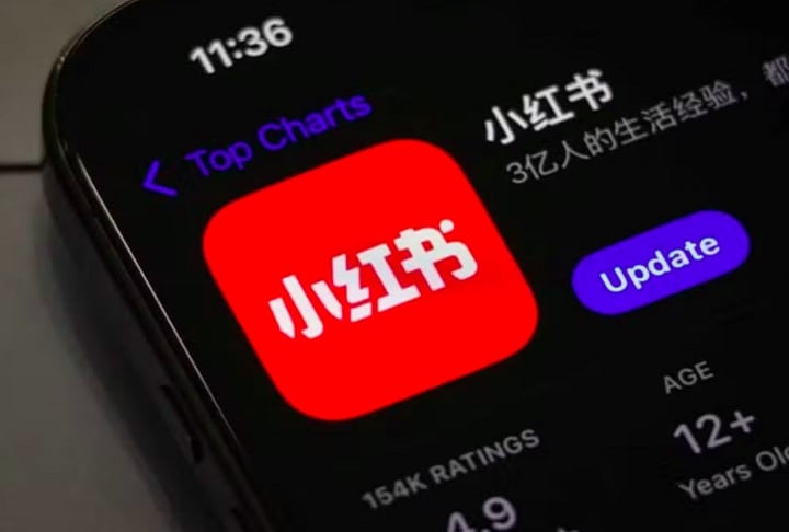 O RedNote, fundado em 2013 e com sede em Xangai, tem se destacado no comércio eletrônico e redes sociais, competindo com Alibaba e com o TikTok (Douyin, na China).-reprodução/forbes