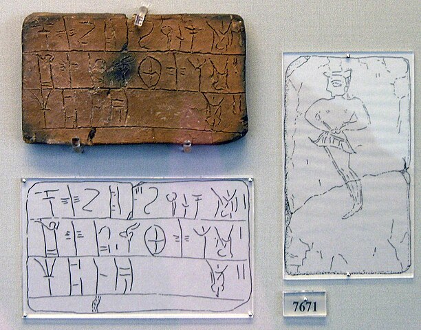 Código de Linear B -  A escrita Linear B é um silabário que foi utilizado pelos povos micênicos (Civilização Micênica) entre os séculos XV a.C. e XII a.C.
Decifrado por Michael Ventris em 1952, o Linear B revelou detalhes sobre a Grécia da Idade do Bronze.
-Marsyas wikimedia commons