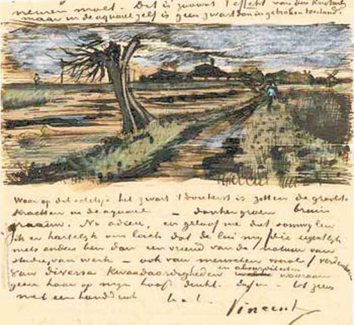 Van Gogh era o mais velho de seis irmãos. Graças às mais de 600 cartas que o artista escreveu para o mais novo deles, Theo, admiradores e biógrafos puderam ter acesso a detalhes da vida do artista. 