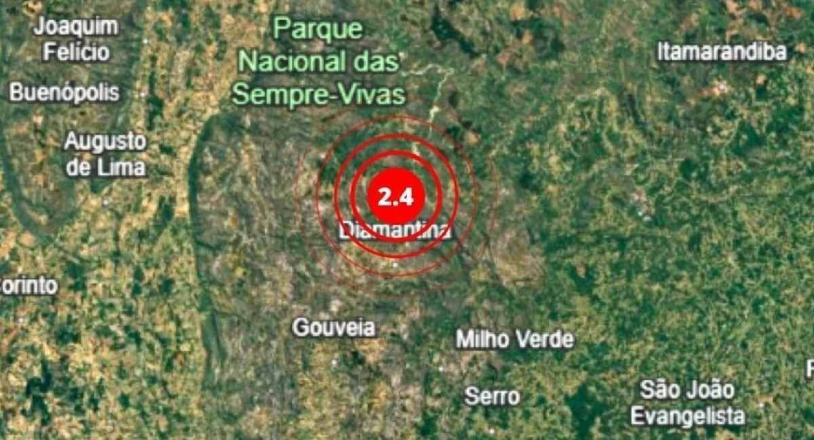 Cidades mineiras sentem tremores de terra