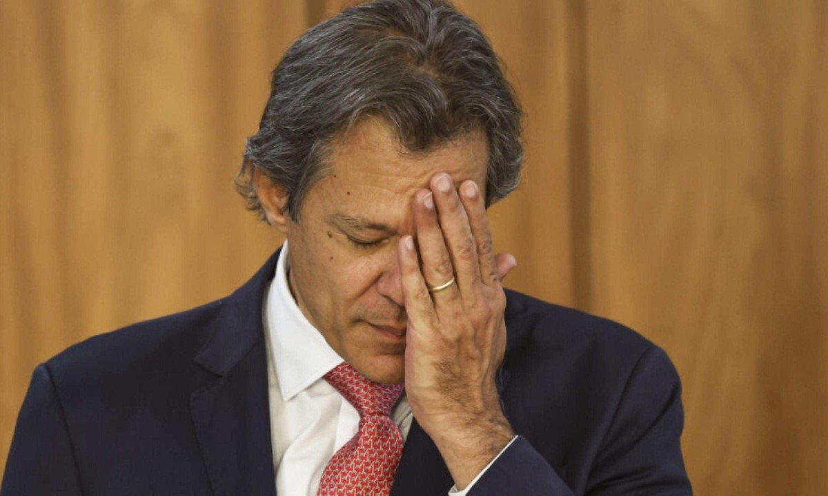  Bras..lia (DF), 17/09/2024 - O ministro da Fazenda, Fernando Haddad, durante solenidade de assinatura de conv..nio entre o Sebrae e a Ag..ncia Brasileira de Promo....o de Exporta....es e Investimentos (ApexBrasil), no Pal..cio do Planalto. Foto: Marcelo Camargo/Ag..ncia Brasil
     -  (crédito:  Marcelo Camargo/Agência Brasil)