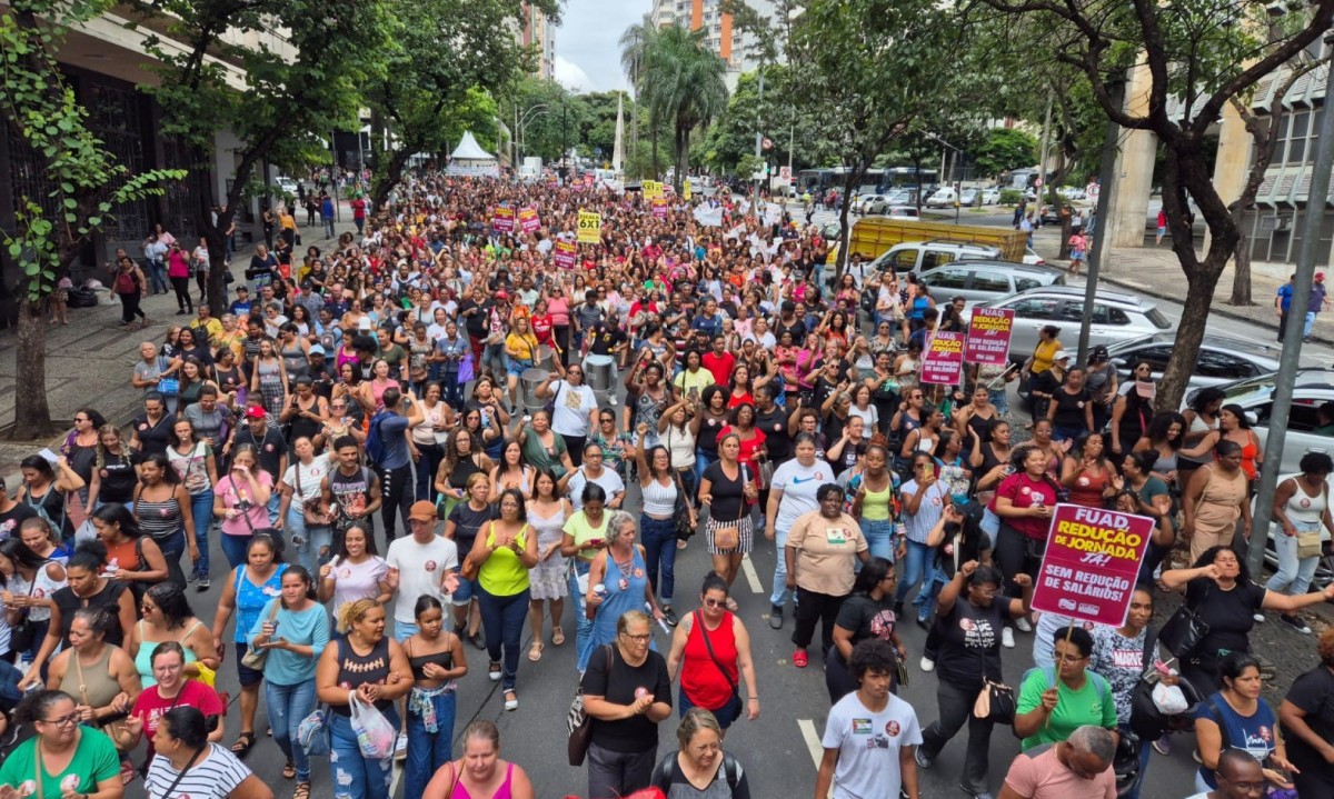 BH: terceirizados da MGS na prefeitura protestam por fim da escala 6x1
