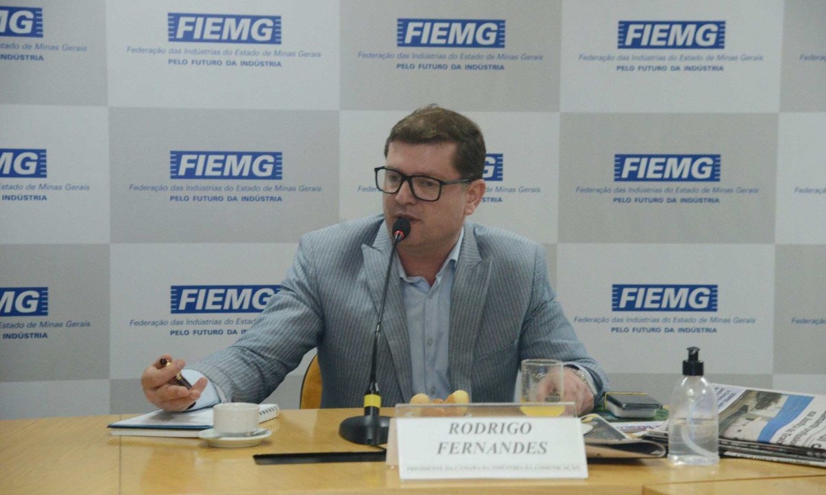 Rodrigo Fernandes, presidente da Câmara da Indústria da Comunicação da Fiemg -  (crédito: Sebastião Jacinto Júnior/Fiemg)