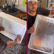 Vendedor viraliza ao "embelezar" caixa simples de isopor -  Reprodução do Instagram @bolinho.lanches