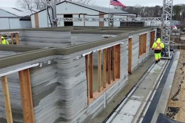 Nos Estados Unidos, residências impressas são uma realidade há mais tempo. Em 2023, a cidade de Georgetown, no Texas, nos Estados Unidos, ganhou um bairro inteiro impresso em 3D. 
