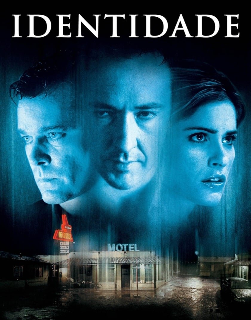 'Identidade', lançado em 2003, foi dirigido por James Mangold e conta com John Cusack, Ray Liotta, Amanda Peet, Alfred Molina, Clea DuVall e Rebecca De Mornay no elenco.