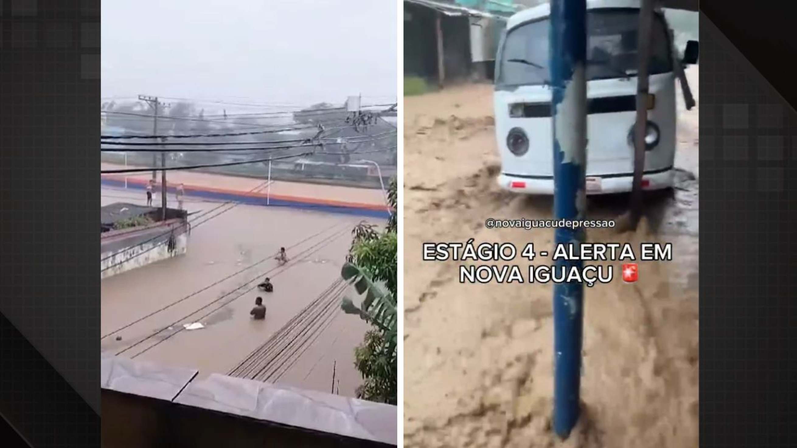 Vídeo: temporal provoca transtornos no Rio e Baixada Fluminense