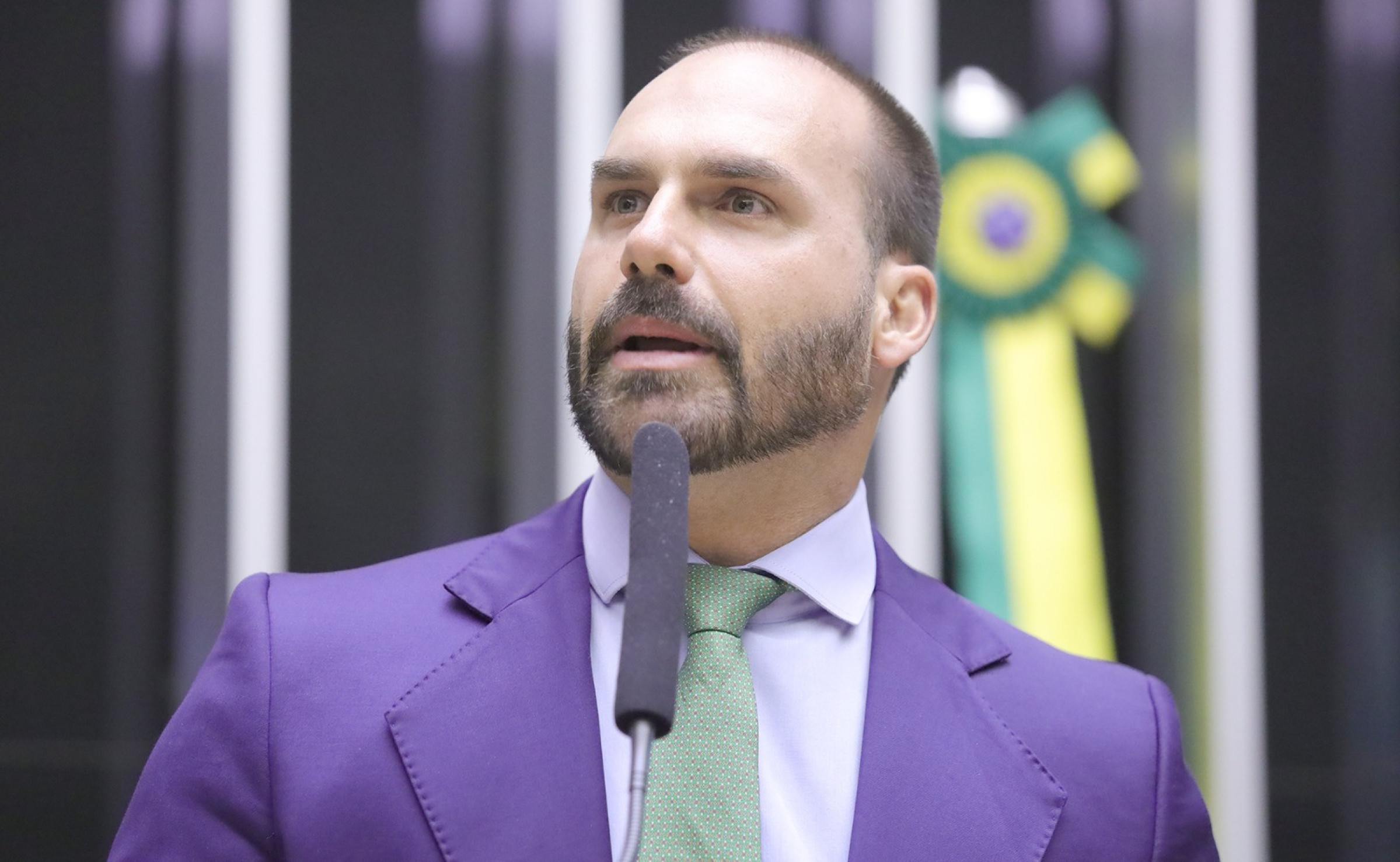 Eduardo Bolsonaro diz que momento não é ideal para impeachment de Lula