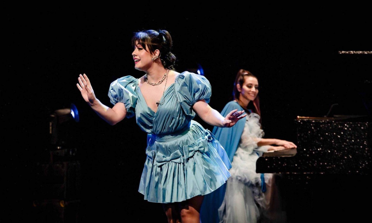 Pâmela Rossini é uma das três "princesas da vida real" em "Disney Princesas – O espetáculo" -  (crédito: Caio Gallucci/Divulgação)
