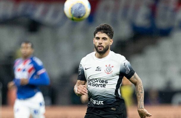YURI ALBERTO - O atacante ainda não marcou em 2024, mas não fica devendo em nada nos jogos. Entrou bem, participou de boas movimentações no campo de ataque e deu mais vigor ao sistema ofensivo corinthiano. Nota: 6,5 - Foto: Rodrigo Coca/Agência Corinthians