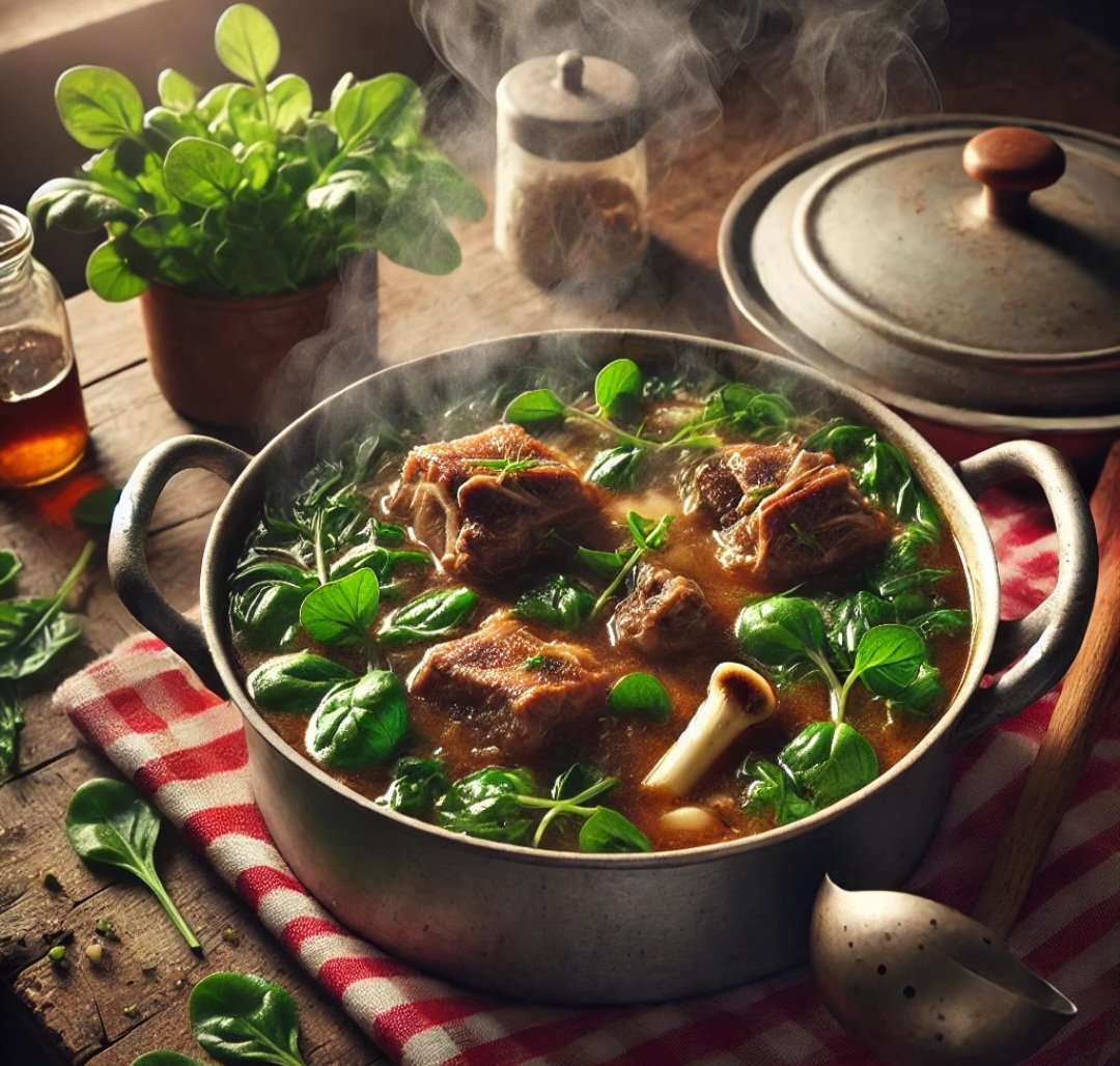 Rabada e agrião - A rabada tem micronutrientes dos ossos e é ótima fonte de colágeno, que fortalece tendões e articulações. O agrião tem vitamina C e magnésio. 