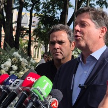 Baleia Rossi exalta legado de Newton Cardoso no MDB: 'Fez história' - JAIR AMARAL/EM/DAPRESS