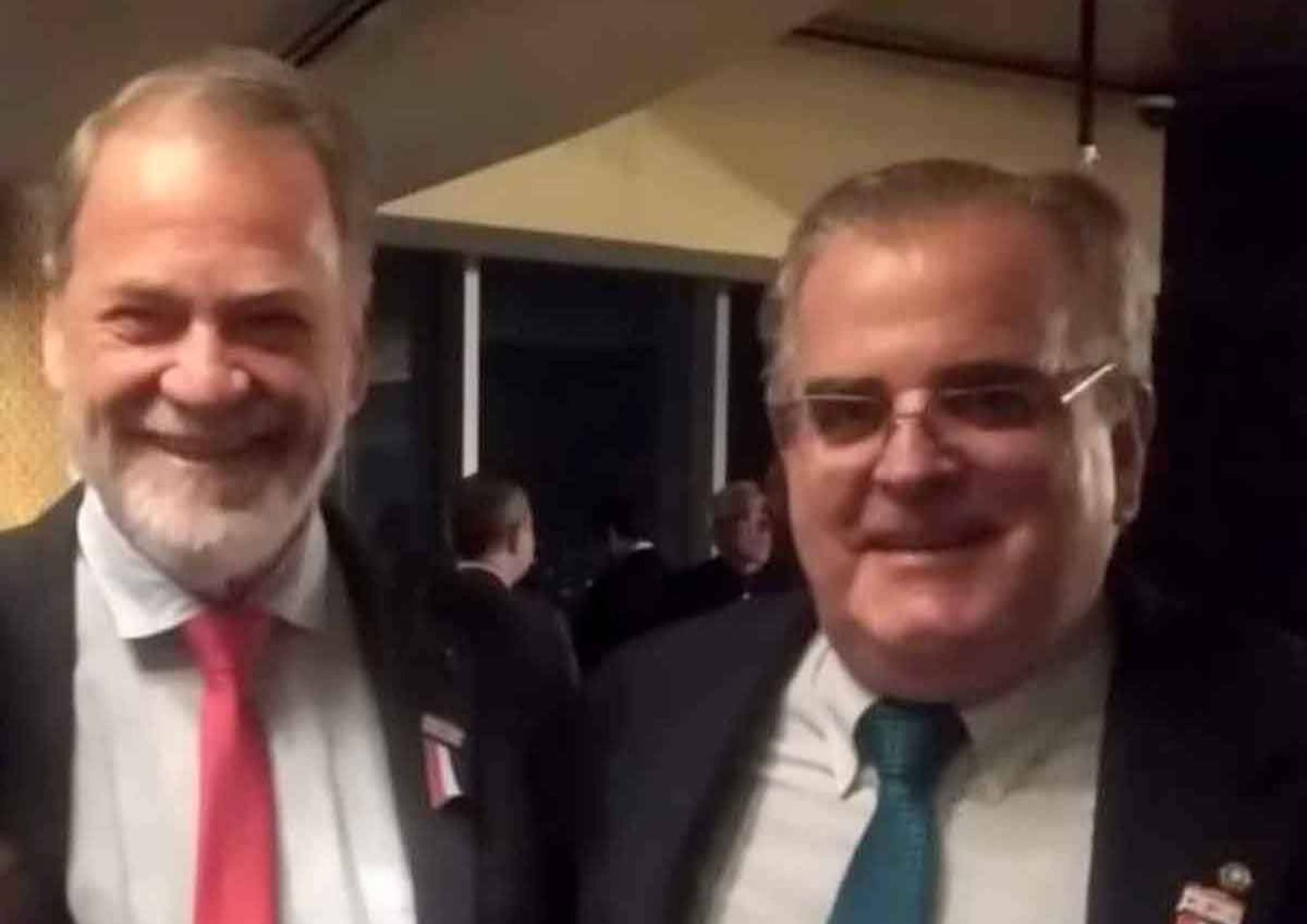 Conselheiro Durval Ângelo e o desembargador Rogério Medeiros
