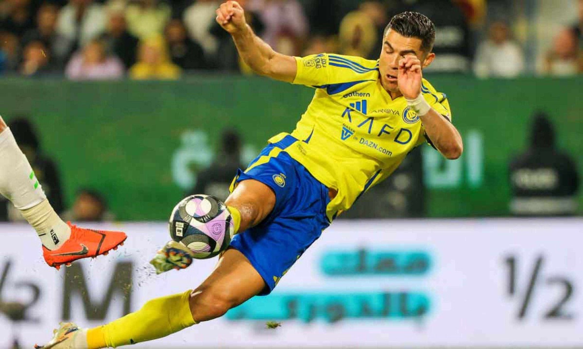 O atacante Cristiano Ronaldo joga atualmente pelo Al-Nassr, da Arábia Saudita -  (crédito: Fayez NURELDINE / AFP)