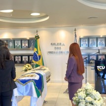 Corpo de Humberto Souto é velado na sede do TCU, em Brasília - Juliana Peixoto/divulgação