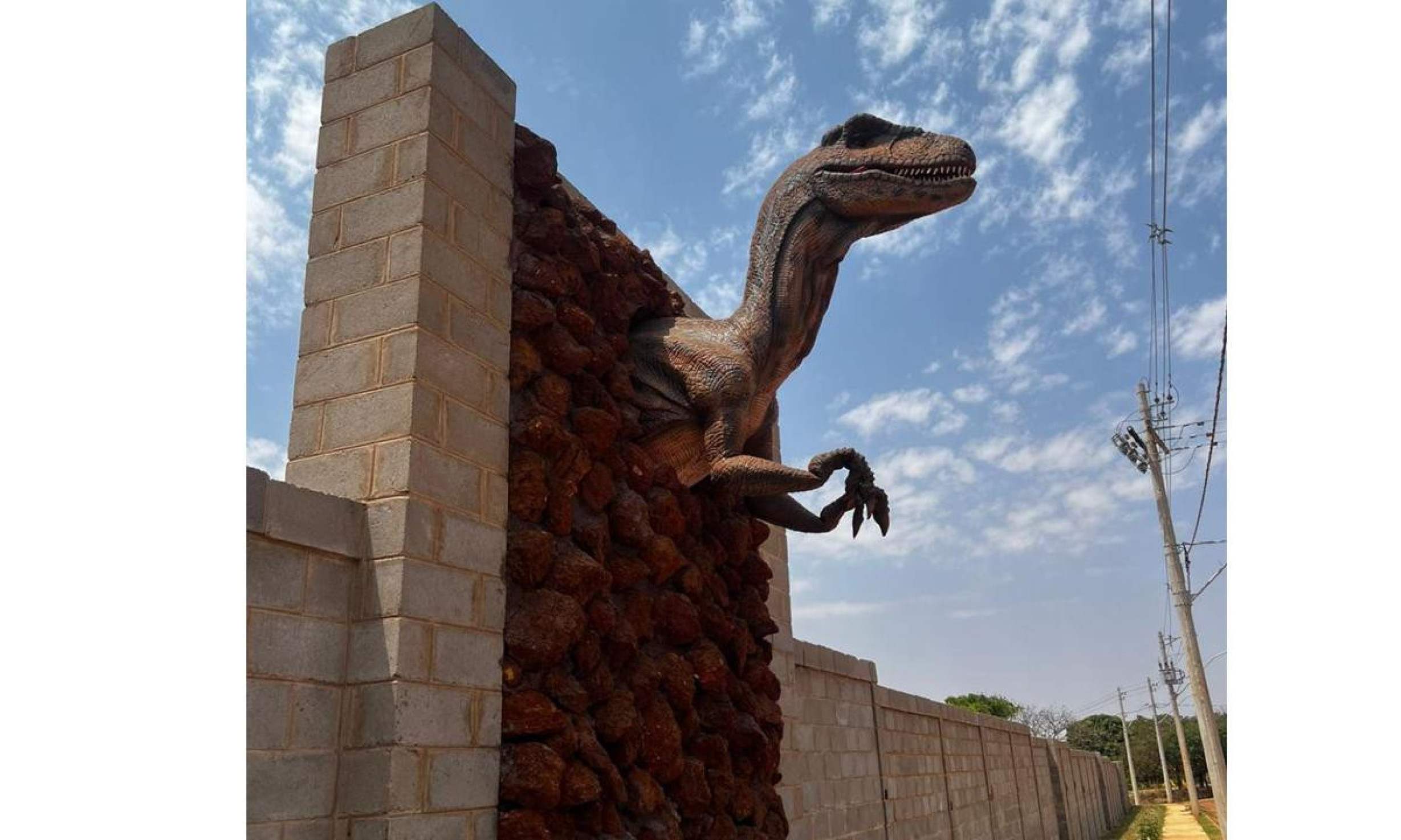 Vídeo: distrito mineiro terá parque temático com réplicas de dinossauros