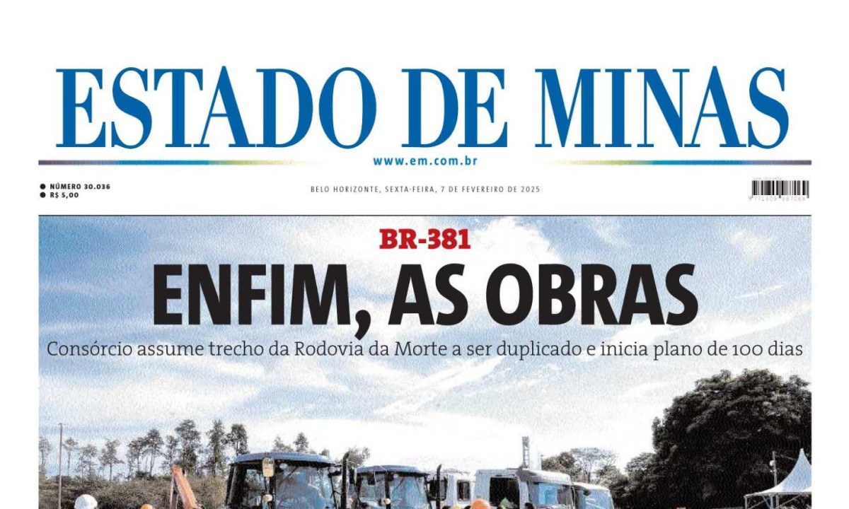 Estado de Minas -  (crédito: Capa do Estado de Minas)