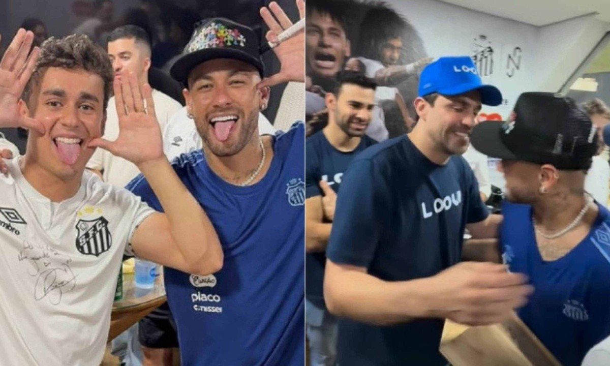 O cuidado de Nikolas e Marçal ao se encontram em jogo de Neymar -  (crédito: Platobr)