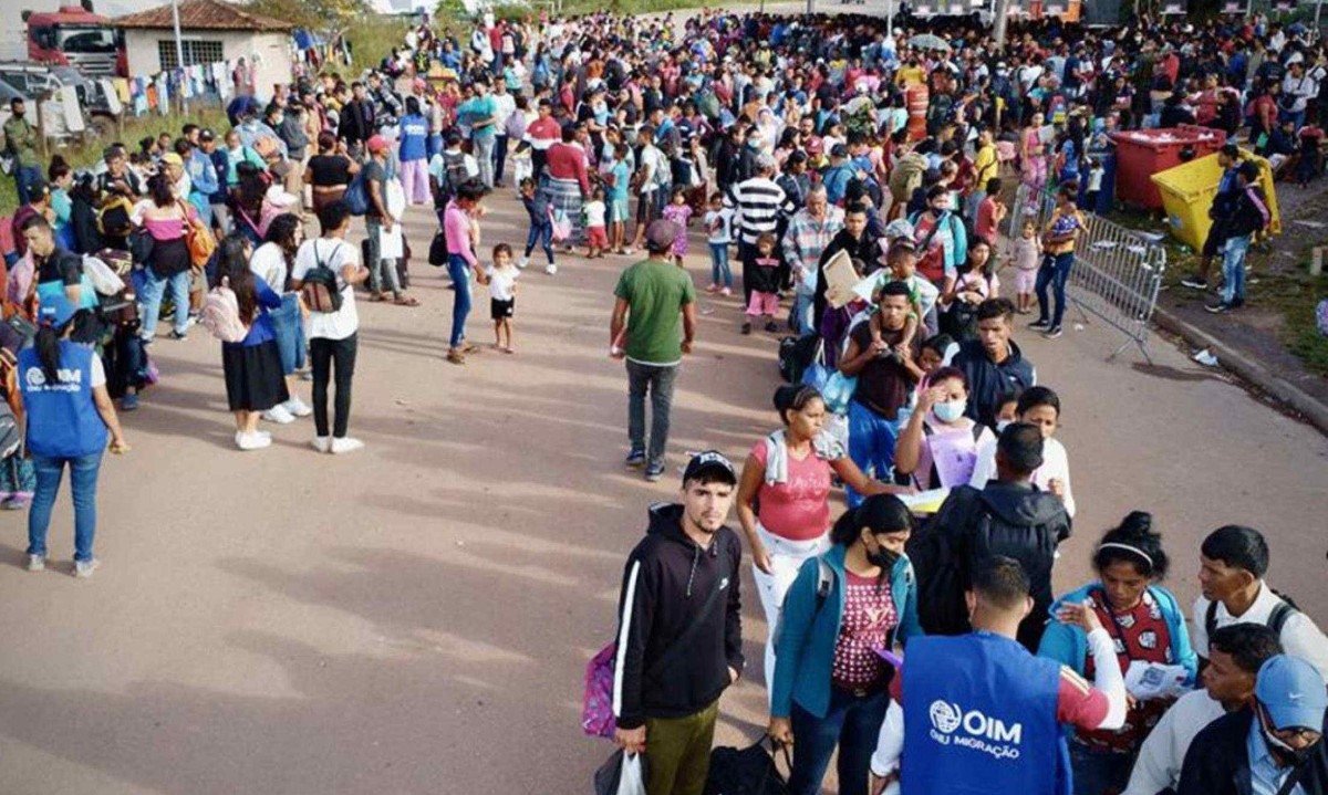 3º mandato de Maduro traz venezuelanos em massa para o Brasil  -  (crédito: Gema Cortes / OIM)